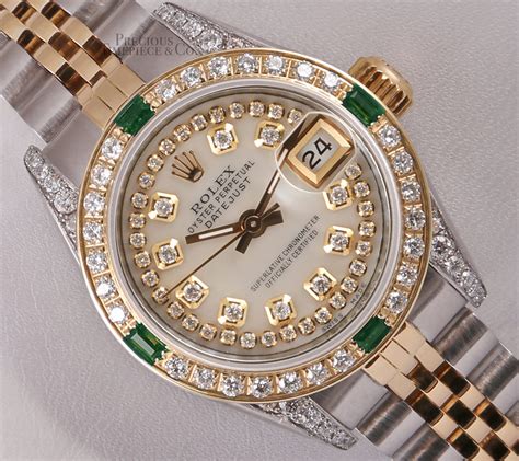 rolex datejust two tone with diamonds|Rolex Datejust 26mm two tone.